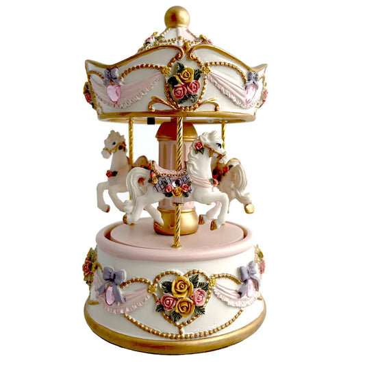 Petite Rose Musical Carousel