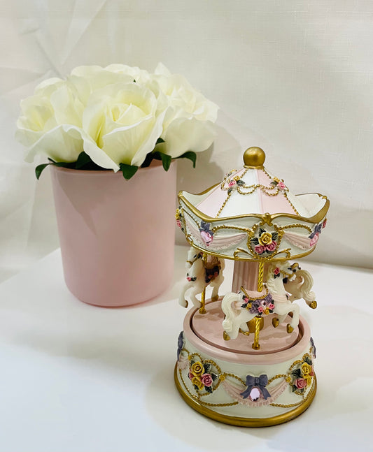 Petite Rose Musical Carousel