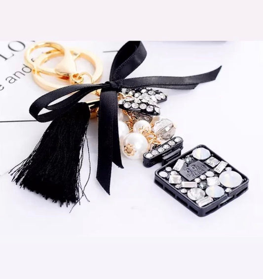 Black Perfume Keychain