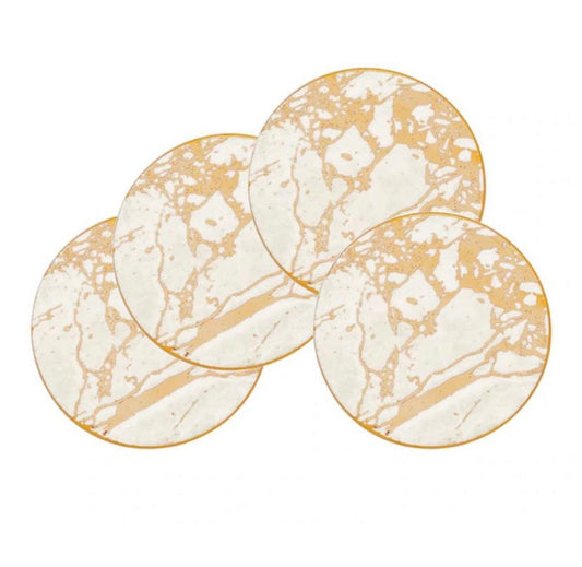 White Celestite Coaster Set of 4