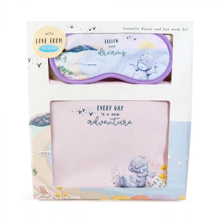 Cosmetic Pouch & Eye Mask Set